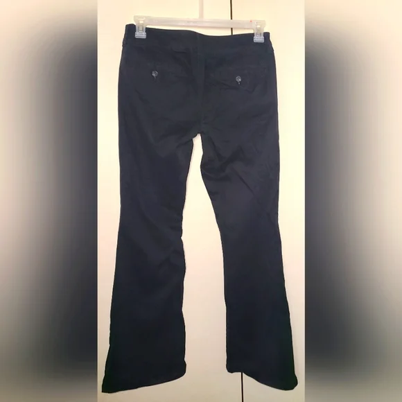 AE Black Artist Stretch Flare Women's Size 8 - Picture 3 of 4